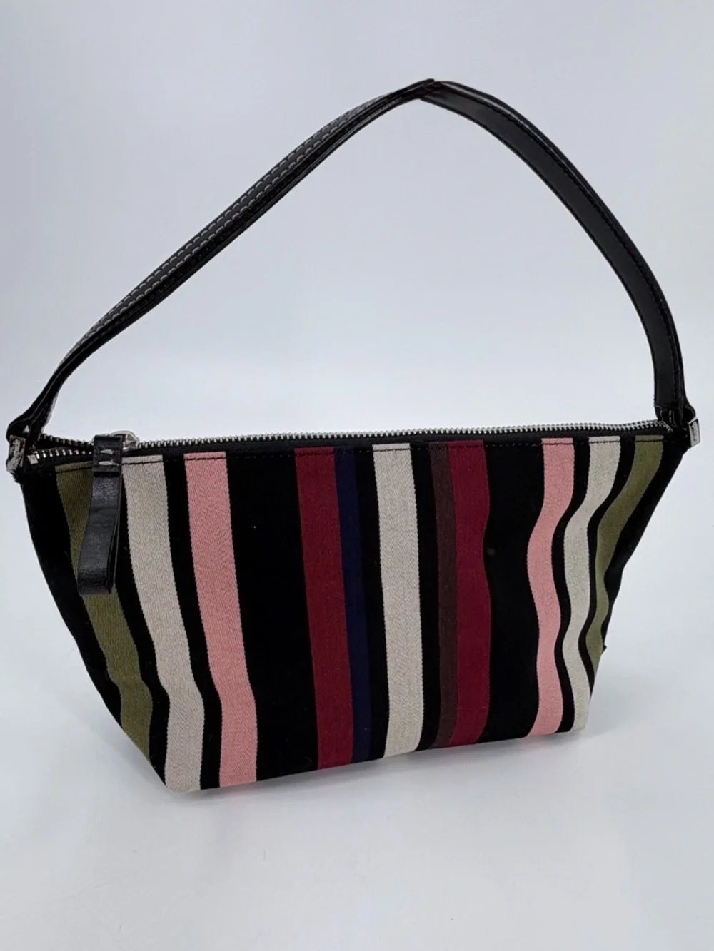 Kate Spade Candy Stripe Mini Bag Pouchette Pouch